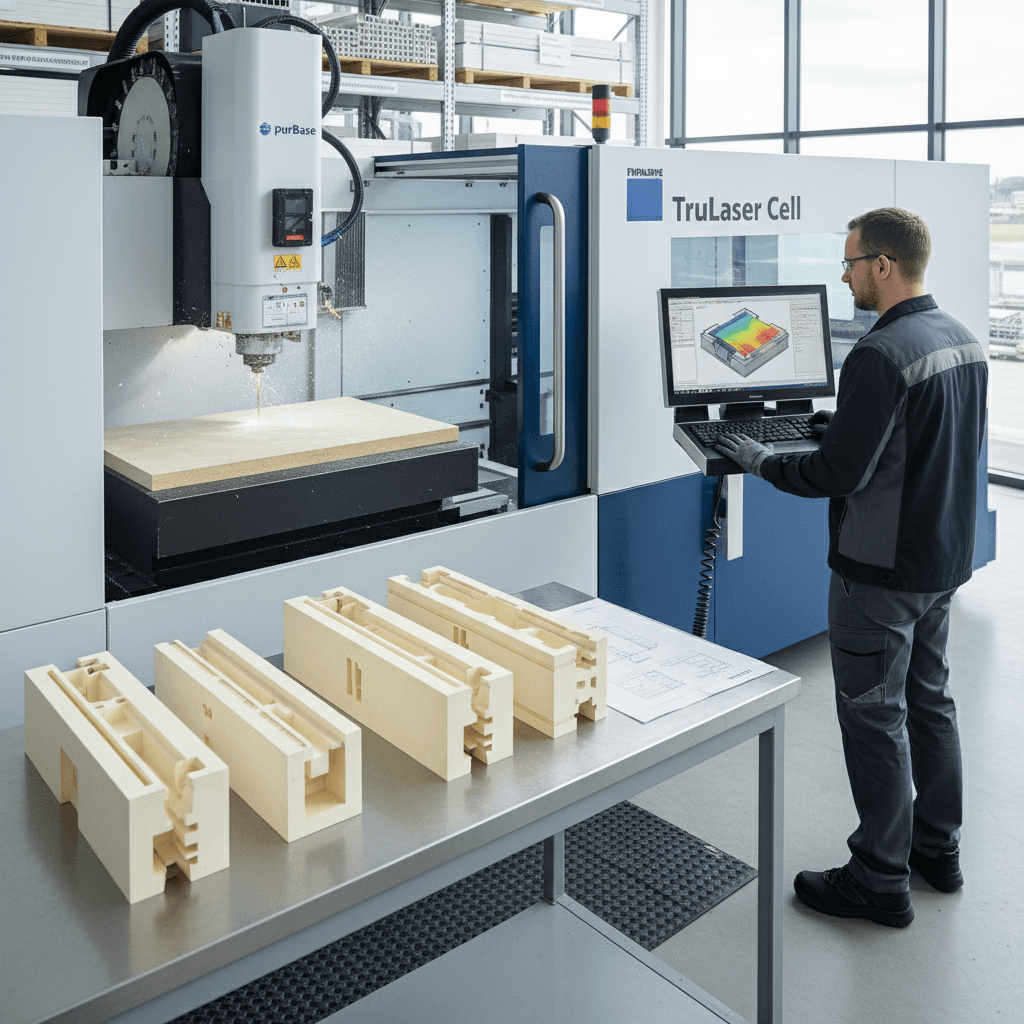Hala produkcyjna i precyzyjne maszyny CNC